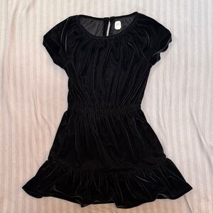 Gap black velvet dress size M